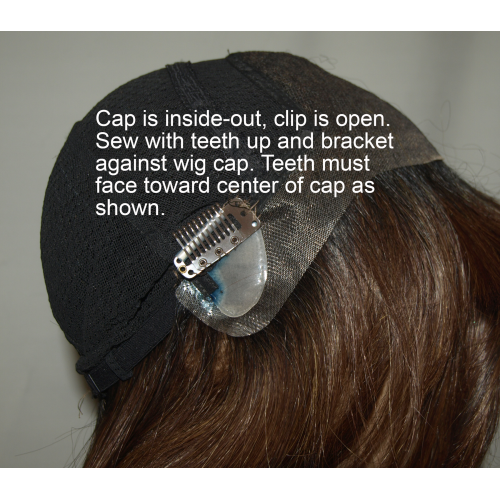 Wig Clips - Cream/Beige, Set of 4